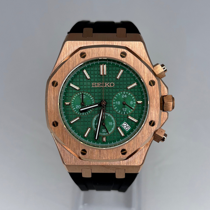 Royal Seioak Olive Rose Gold Rubber