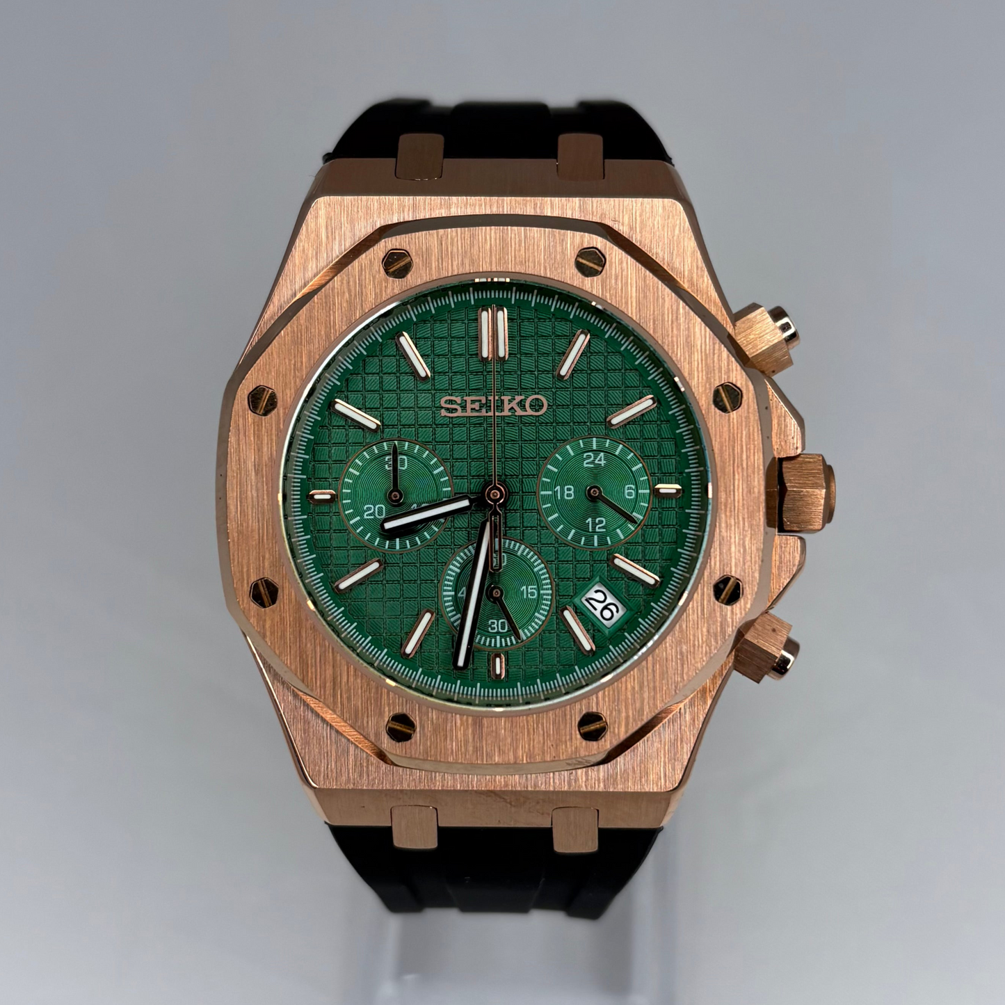 Royal Seioak Olive Rose Gold Rubber