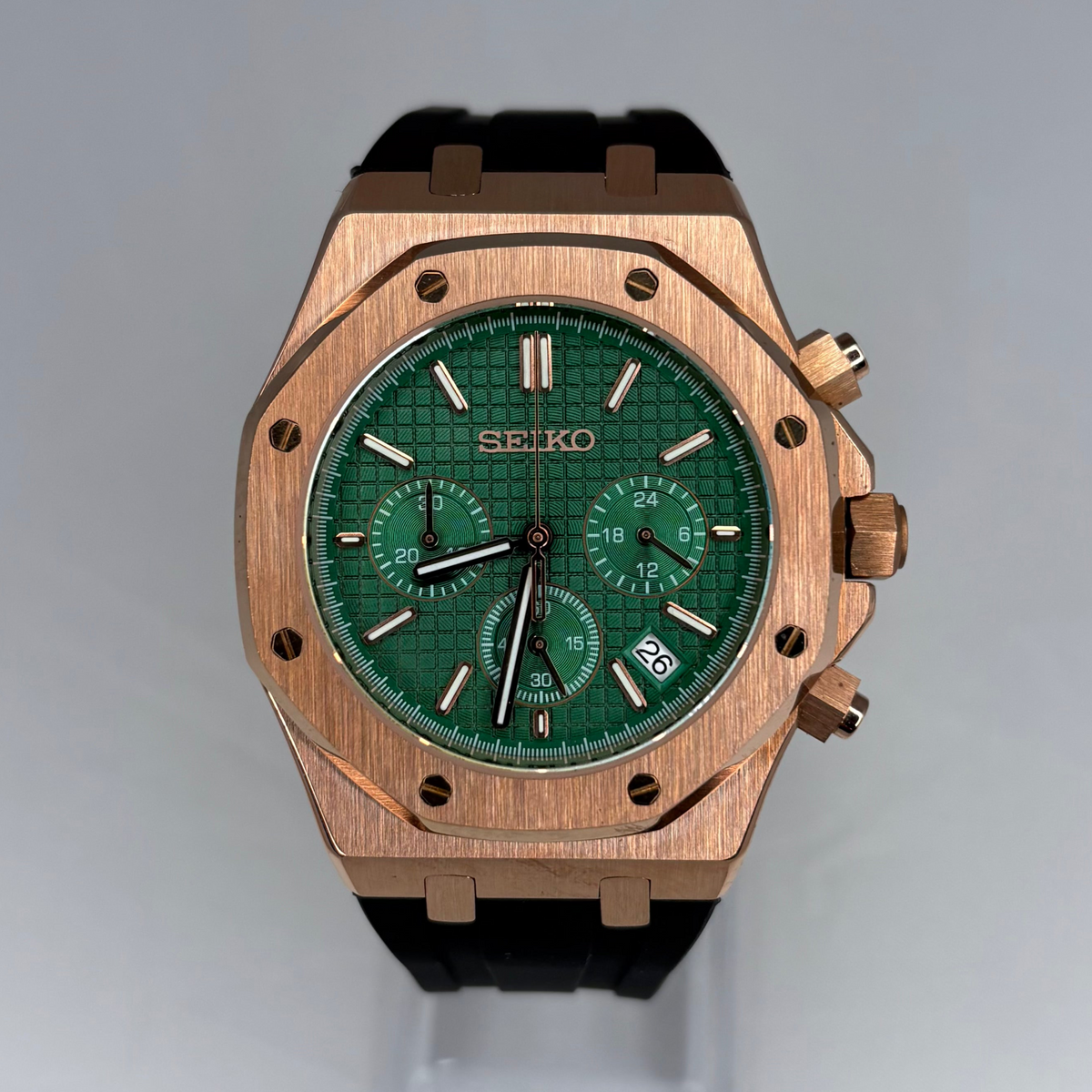 Royal Seioak Olive Rose Gold Rubber