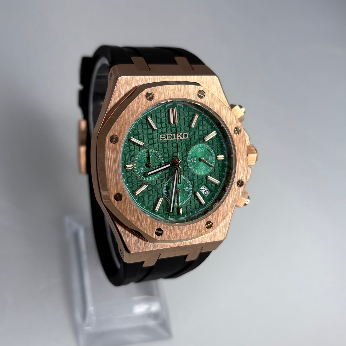 Royal Seioak Olive Rose Gold Rubber