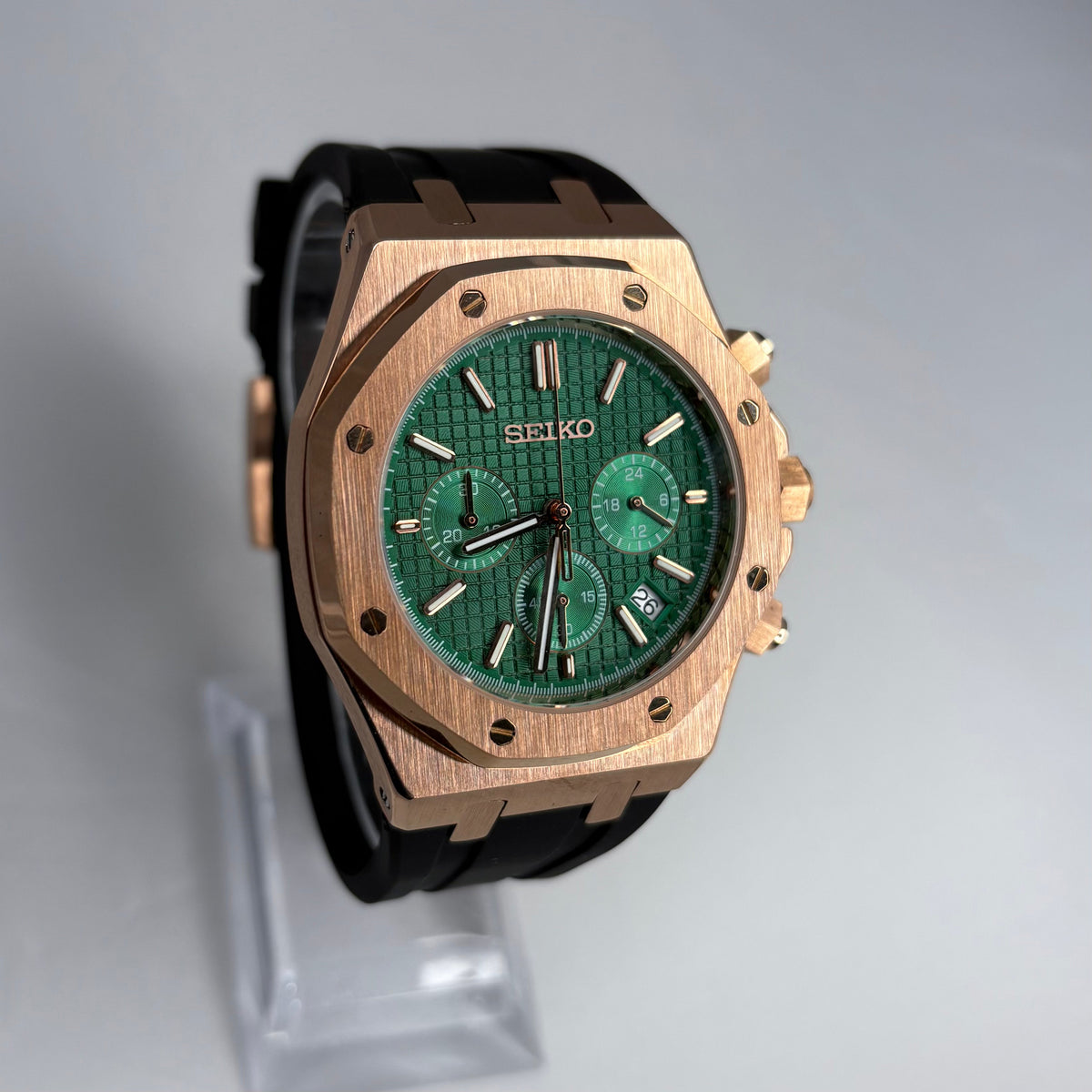 Royal Seioak Olive Rose Gold Rubber