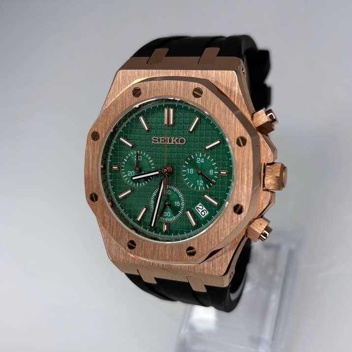 Royal Seioak Olive Rose Gold Rubber
