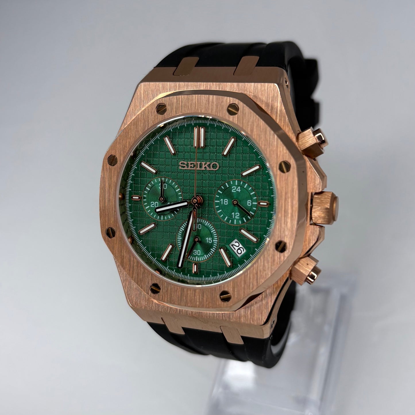 Royal Seioak Olive Rose Gold Rubber
