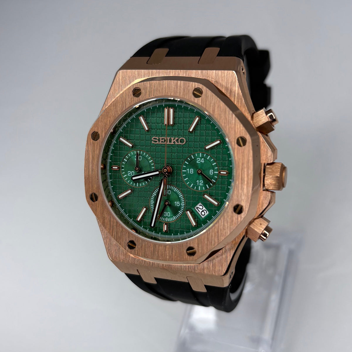 Royal Seioak Olive Rose Gold Rubber